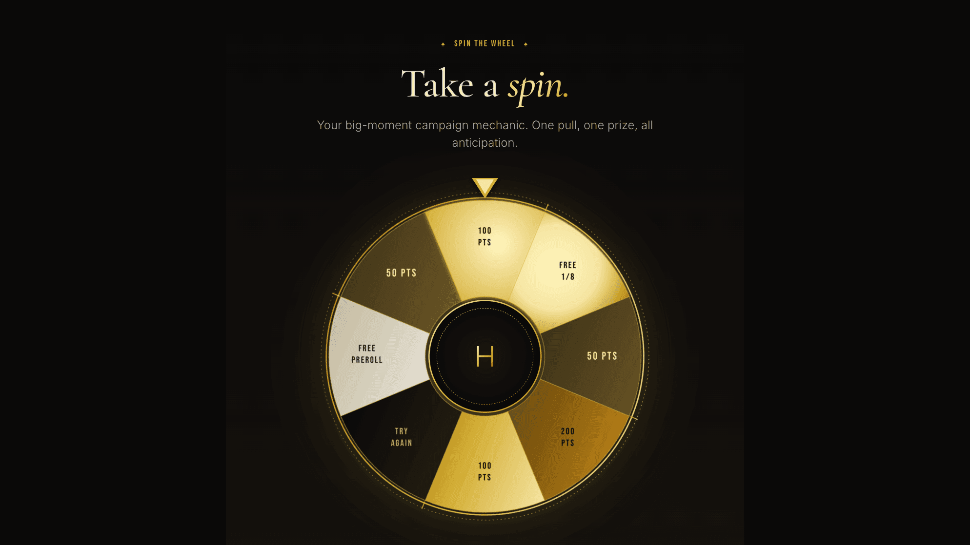 Spin the wheel game preview
